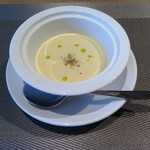 Le vrai - スープ　愛知県産ゴールドラッシュの冷製