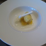 Le vrai - レモンとタイムのジュレ　パイナップルのソルベ