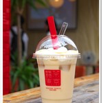台湾茶Cafe KIKICHA TOKYO - 凍頂烏龍茶のソイラテにフレンチクリームをトッピング