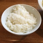 ラーメン喜輪 - 半ライス（サービス）