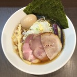 麺屋りゅう - 冷やしラーメン（醤油） + 味玉