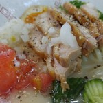 らーめん弥七 - 鶏おろしそば(2016/7)