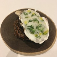 ad hoc  - アミューズ 牡蠣 おくら