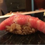 鮨 とかみ - 2016.7.  大トロ