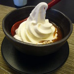 富木島寿司 - 汁粉とアイスクリーム