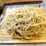 蕎麦切り　こばやし - 冷たい限定そば　「香味」　900円
      手挽き極荒挽きの太打ち　
      ＿＿＿＿＿＿＿＿＿＿＿＿＿
      