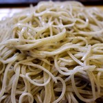 蕎麦切り　こばやし - 冷たいそば　「せいろ」　800円
                                二八蕎麦。この麺の細さに驚きました。
                                ＿＿＿＿＿＿＿＿＿＿＿＿＿