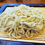 蕎麦切り　こばやし - 冷たいそば　「せいろ」　800円
      二八蕎麦。この麺の細さに驚きました。
      ＿＿＿＿＿＿＿＿＿＿＿＿＿
      