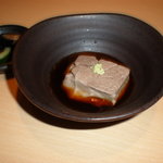 Shamoji Soba Saburoku - ランチの小鉢　蕎麦豆腐