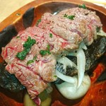 土の実 - 石垣牛のサーロイン♥
(*^)(*^-^*)ゞ