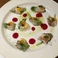 クッチーナ イタリアーナ アリア 六本木 - 真鯛とオレンジのカルパッチョ