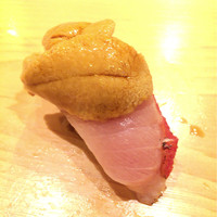 鮨 しゅん輔 阿佐ヶ谷 - 北紫雲丹と金目鯛