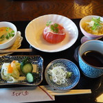 志ぐれ亭 - 夏の「志ぐれ昼膳」おそば付き。