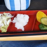 （2016-7-27）薬味セットとお新香