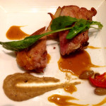 chez le mak - 【2015年7月再訪時】【2015年7月再訪時】おひとりさま限定のコースBachelor（3,300円）のメイン。