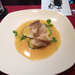 くいしんぼー山中 - 赤魚(あこう＝雉子羽太)のブレゼ(蒸し焼き) バターソース