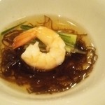 けやき山荘 - 夕食　沖縄産もずく