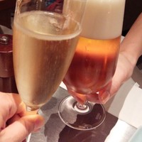 Benoit Alain Ducasse - シャンパンと生ビールで乾杯♪