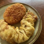 やっぱゲソ天は外せないね～✌