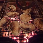 浜寮 - ほっき焼いてます