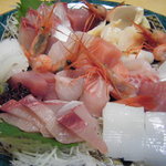 お造りの盛り合わせ