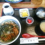 とんかつ富留川 - 【2016.8.1(月)】冷やしカツ丼972円