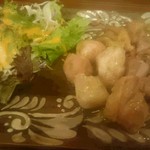 三線の花 - 若鶏のシークワーサー胡椒オーブン焼き