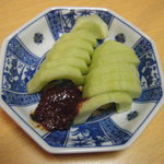 まり - 加賀太胡瓜（自家製なんばみそ）