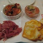 前菜４種の盛り合わせ