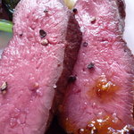 ル・ブルギニオン - お肉のアップです☆さくさくとした食感が楽しく、肉の旨みも十分！