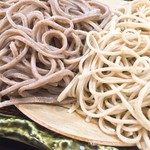 石臼挽き手打ち蕎麦 こまめ - 二色蕎麦