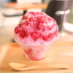 KAKIGORI CAFE ひむろ - かき氷 ボイセンベリー (680円) '16 7月中旬
