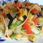 アン プティ シャンス - 夏野菜のペペロンチーノ