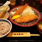 Katsubee - 海老ロースランチ。