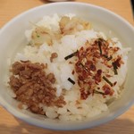 Shabusai - ご飯もチョッと食べてみた。食べ放題。