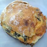 シニフィアン シニフィエ - 今週のチャパタ「ホウレンソウ＆チーズ」