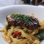 セルクル - 　“　イベリコ豚のラグーをのせたパスタ　ドライトマト風味　”