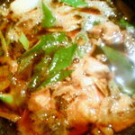 山元麺蔵 - 牛のホルモンのつけ麺（945円）