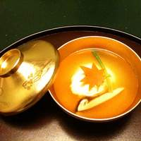 北瑞苑 - 黄金の器　椀もの