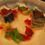 シェ・ムラ - 茄子とズワイガニのミルフィーユ仕立て