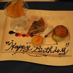 シェ・ムラ - 誕生日スペシャルデザート