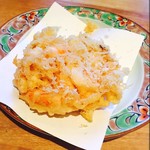 天ぷら新宿つな八 - 海老と野菜のかき揚げ♡