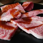 一升びん - 松阪肉カルビ①