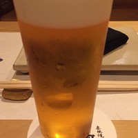 鳳 - 先ずはヱビス生ビール。