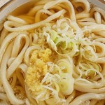 直白 - かけうどん大盛　2016.7