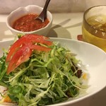 FULLTACO - タコライス(中、税込650円)+サンピン茶(税込200円)、2016年8月
