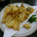 黒潮丸 - きすの天ぷら 600円