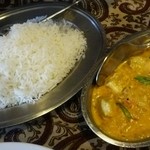 サティヤム - 2016年7月：ケララフィッシュカレーとバスマティライス