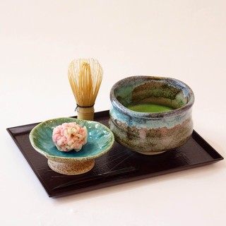 We also have a matcha experience course ♪