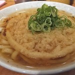 都そば - 「天ぷらうどん」（３２０円込）（２０１６年７月）